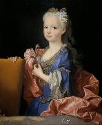 Jean-Franc Millet Portrait of Maria Ana Victoria de Borbon oil
